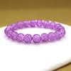 Pulsera de Cuentas de Vidrio Hielo Degradado de 8 mm Estilo Nuevo Pulsera de Cristal Palomitas de Maíz para Mujer Giro Manual Suave Estilo Igual al de Caperucita Roja