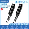 F3/3MM três furos com soquete para lâmpada transparente LED indicador em linha contas de LED positivo esquerdo negativo LED monocromático