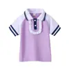 Conjuntos de Uniforme para Escuela Primaria y Secundaria Uniforme de Jardín de Infantes Camiseta de Manga Corta Camisa Suéter Pantalones Shorts Falda Corta Accesorios