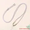 Nó Simples Plano Corda Lisa DIY Bloqueio de Cores Jade Jade Fivela de Segurança Corda de Colar Pingente Trançado Corda para Pendurar Joias
