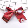 Nuevo estilo de tela serie navideña lazo accesorios para el cabello DIY ropa zapatos bolso bufanda accesorios