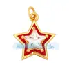 M13 J16 Pingente Colorido Gota de Óleo Novo Estilo Gota d'Água Oval Pentagrama Retangular Pingente Geométrico
