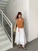 Mmc Dition Tejido de Seda Helada para Mujer Verano Nuevo Delgado Holgado Ropa Exterior de Gama Alta Chaleco Top sin Mangas