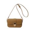 Bolso cruzado para mujer, moda de invierno 2023, pequeño bolso cuadrado con cierre, estilo coreano, moderno, combinable, popular, bandolera de hombro.