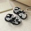 Sandalias Cerradas para Niñas 2026 Verano Nueva Moda Versátiles Casuales Zapatos con Moño de Encaje Zapatos de Princesa Modernos