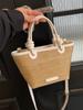Bolsa de Palha Trançada para Mulheres, Grande Capacidade, Novo Modelo 2026, Bolsa Transversal Versátil de Verão, Estilo Saco, Bolsa de Praia Trançada para o Dia a Dia