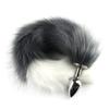Suministros Masturbación Tapón Anal Cola de Zorro Accesorios Sm Metal Cabello Artificial Expansión Anal Femenina Productos Sexuales Alternativos