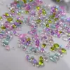 Accesorios para Uñas, Cuentas de Cristal Transparente Hielo, Pedrería Apilada, Cuentas de Sirena, Tamaños Mixtos Coloridos, Decoraciones para Uñas al por Mayor