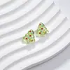 Miçangas de vidro em formato de árvore de Natal com bolinhas coloridas, pingentes para colares e pulseiras DIY, em estoque, envia em até 48 horas