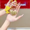 Llavero de Oro Oro Puro 999 Riqueza de Todas las Direcciones Mejorando Cada Vez Más Colgante de Cachorro Accesorio para Bolsas Pequeño Regalo Al Por Mayor