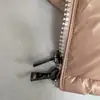 Versión Correcta de M para la Clásica Chaqueta Maire para Mujer con Sombrero Desmontable, Aspecto Adelgazante, Cuello de Piel, Chaqueta de Plumón de Pato Blanco