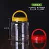 Garrafa Plástica Transparente Pote de Alimentos Engrossado Garrafa de Mel 2,5kg com Tampa Grau Alimentício Pote de Picles Selado Pote de Armazenamento à Prova de Umidade