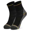 Calcetines de Lana Merino Transfronterizos, Suela Gruesa de Rizo, Absorbentes de Sudor, Transpirables para Correr, Antideslizantes de Media Pantorrilla, Calcetines Deportivos Profesionales