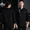 Nova Uniforme de Chef de Restaurante Elástico com Costas Totalmente em Malha, Manga Curta para Uso no Verão Masculino, Uniforme de Chef Respirável para Cozinha de Hotel e Restaurante