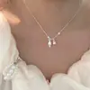 Collar colgante estilo océano con concha de estrella de mar pequeña fresca y caracola para mujer, diseño minimalista de nicho, exquisito y versátil