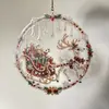 Atrapasoles de Arte Diamante Navideño Pintura Estilo Diamante Acrílico Navideño F
