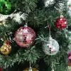 Bola de Espelho de Natal Transfronteiriça Bola de Disco Decoração de Festa Bola de Espuma Colorida de Natal Decorações de Natal