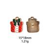 Nuevos Colgantes Serie Navideña Árbol de Navidad Papá Noel Accesorios DIY Collar Transfronterizo Colgante Llavero