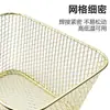 Cesta para freír de restaurante Filtro para freír Filtro cuadrado Malla de aceite Tamiz Cesta para papas fritas de restaurante Marco para freír papas fritas y alitas de pollo de restaurante