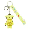 Venta al por mayor del fabricante Llavero de Astronauta de Anime Pvc Goma Blanda Dibujo Animado Colgante de Llave DIY Muñeca 3D Colgante Pequeño