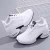 Zapatos de Mujer Estilo Nuevo 2026 con Aumento Oculto de Altura, Zapatos Casuales Transpirables de Tejido Flyknit para Primavera y Verano, Zapatos Deportivos con Amortiguación de Aire, Zapatos Casuales Versátiles para Mujer