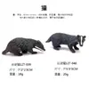 Mini Modelos de Animais Realistas Transfronteiriços: Pangolim, Lince, Esquilo, Javali, Castor, Raposa Figuras de Brinquedo Sólidas