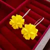 Pendientes Dulces de Pétalos de Flor Acrílicos, Estilo Festivo, Modernos, Versátiles, Elegantes, Pendientes de Gama Alta para Mujer