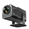 Mini Projetor Hy320 para Uso Doméstico 4K Venda Quente Transfronteiriça Projetor Inteligente Android Full HD Bluetooth Wifi