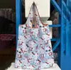 Bolsa de Ombro Casual Fashion para Viagem de Menina, Sacola de Compras de Supermercado Portátil de Nylon para Venda por Atacado