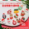 Nova joia de unha de Natal em resina Sino alce floco de neve Papai Noel misto três-dimensional desenhos animados acessórios para unhas