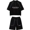 Ropa de Moda Hip-Hop para Niños Ropa de Marca Moderna para Niños Traje Negro Holgado para Niños y Niñas Ropa de Hip Hop para Actuaciones de Niños