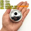 Bola de aço perfurada com furo bola de aço bola de aço inoxidável maciça com furo conta redonda com furo passante furo passante bola de aço com furo bola de aço