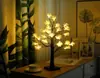 Quarto Sala de Estar Luminosa Pequena Árvore Lâmpada Romântica Quarto Celebridade da Internet Decorações de Natal Pousada Árvore de Fogo Flor Prateada Decoração LED Não