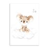 Nombre personalizado Dibujo animado Animal Nombre inglés para niños Alfabeto Lienzo para colgar para dormitorio Pintura decorativa Núcleo