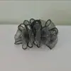 Presilha de Cabelo Flor de Renda Estilo Coreano para Mulheres, Presilha Torcida de Alta Qualidade para Coque na Nuca, Presilha Tubarão para Penteado Meio Preso, Presilha Vertical