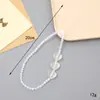Corrente de Celular Novo Estilo, Cordão de Celular, Pingente de Laço de Pérola com Contas, Acessório de Corrente, Pingente de Chaveiro
