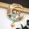 Serie Guangxi Cascada Huashan de Chongzuo Fortaleza Fuerte de la Frontera Imán para Refrigerador Souvenir Turístico Cultural y Creativo Pegatina Magnética