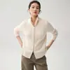 Cárdigan de punto de cachemira de doble hilo grueso con cuello semialto y doble cremallera para mujer, moda otoño e invierno, suéter abrigo holgado de punto trenzado