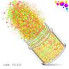 Hexágono fluorescente fino + 1mm 12 cores unhas mistas terno Matt perolado joias adesivos de unha