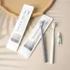 Cepillo de Dientes Desechable Personalizado de Fábrica Artículos de Tocador Lima Papel Agua Set Portátil de Viaje para Casas de Huéspedes y Hoteles