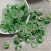 Bashan Jade jade anel flutuante boutique verde pequeno jade anel grosso correndo anel diy jade joias acessórios atacado