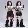 Disfraz de Jazz para Niña Estilo Páramo Grupo de Chicas Moderno Genial Atuendo de Escenario Jazz para Niños 1 de Junio Atuendo de Performance de Street Dance para Niños