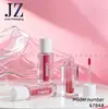 Pedido Jinze: Tampa Redonda, Frasco Quadrado, Tubo de Gloss Labial, Recipiente de Gloss Labial, Materiais de Embalagem de Tubos Plásticos Vazios