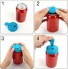 Tampas de Silicone para Latas de Refrigerante em Estoque, Selos à Prova de Poeira e Conservadores de Frescor, Tampas Reutilizáveis para Latas de Cerveja e Refrigerante