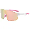 Deportes al Aire Libre Ciclismo Cortavientos y Parasol Gafas de Sol Polarizadas para Hombres y Mujeres Europeas y Americanas Gafas de Sol Coloridas Locomotora Marco Grande Adelgazantes
