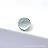 Pendientes de Aleación de Titanio Astmf-136 con Borde Ondulado Piedra Ojo de Gato G23 Titanio Nuevo Multicolor Circonita Grande Joyería para Perforación Cabeza