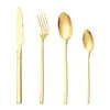 Venta Directa de Fábrica Juego de Cubiertos de Acero Inoxidable para Caballero Tenedor Cuchillo Cuchara Hotel Hogar Restaurante Occidental Cubiertos Cuchara Cuchillo y Tenedor para Filete