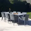 Mesa y Silla Nórdicas para Exteriores Silla de Mimbre para Balcón Exterior de Mimbre Muebles de Hotel para Jardín Exterior Patio de Ocio Encimera de Roca