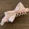 Pinza banana de satén plisado estilo francés para recogidos de mujer, pasador grande para coletas altas, pinza de agarre vertical con un toque de alta gama