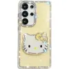 Funda para Teléfono Móvil con Soporte de Mariposa Flash Diamond IMD Adecuada para Samsung S25Ultra Niche A56/A55 Estilo Girly A17